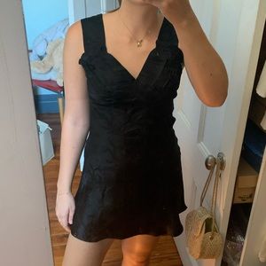 Realization Par The Roxy Black Dragon Mini Dress Size XS